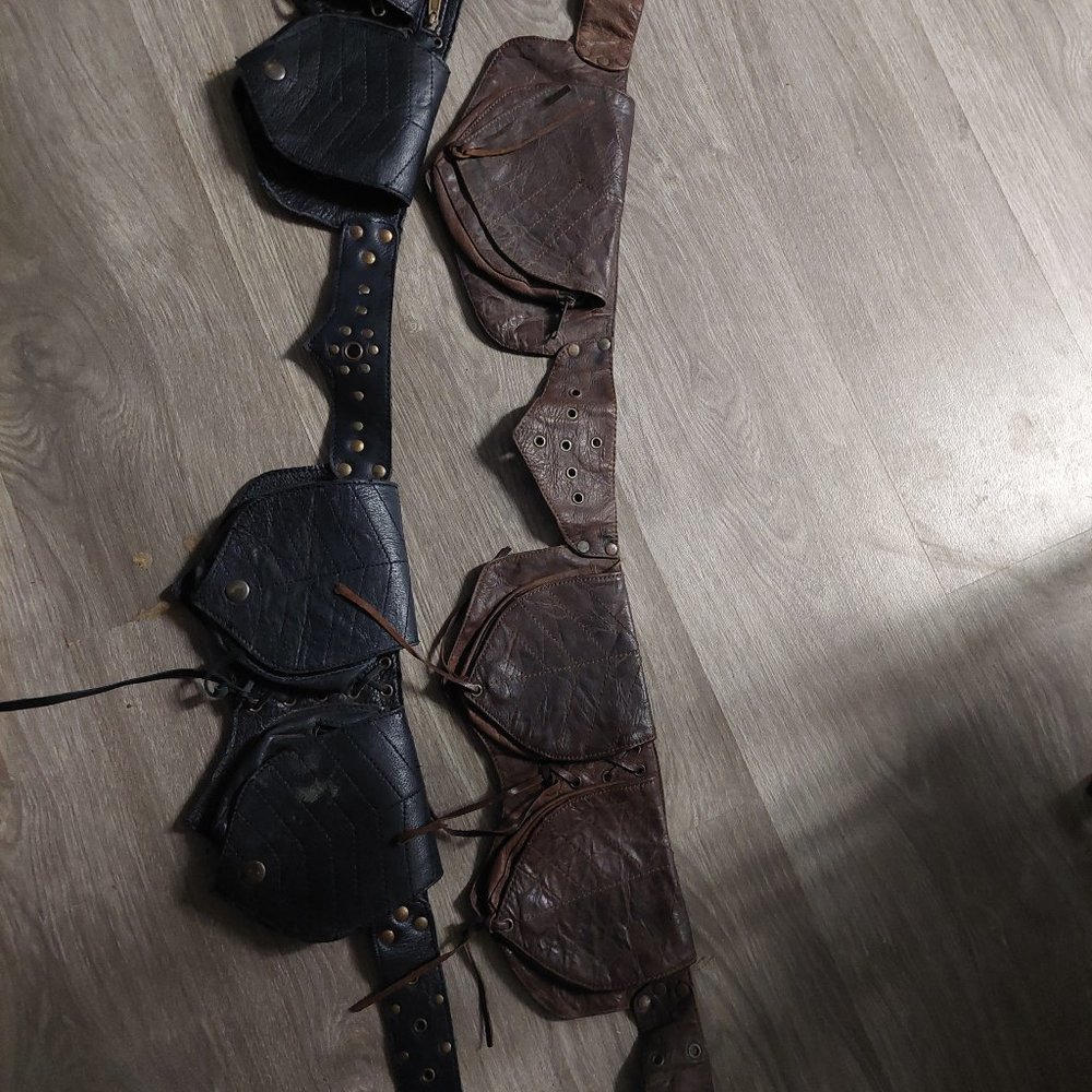 Leather utility belt